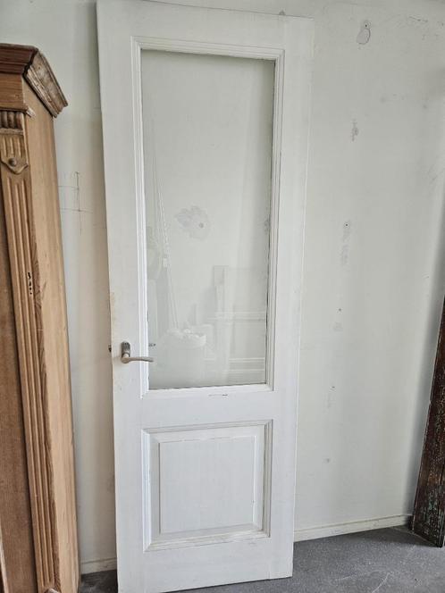 Meerdere en/of losse deuren, Doe-het-zelf en Verbouw, Deuren en Horren, Gebruikt, Binnendeur, 200 tot 215 cm, 80 tot 100 cm, Glas