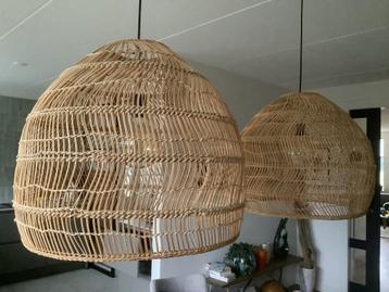 HK Living rotan wicker hanglamp beschikbaar voor biedingen