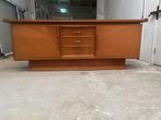 Dressoir Amsterdamse School vintage retro midcentury hout, Huis en Inrichting, Kasten | Dressoirs, Gebruikt, Met deur(en), Ophalen of Verzenden