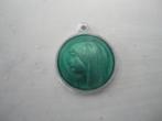 Maria medaille, Lourdes (groen emaille)., Postzegels en Munten, Overige materialen, Buitenland, Verzenden