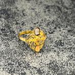 21k gouden ring prachtig model, Ophalen of Verzenden, Zo goed als nieuw