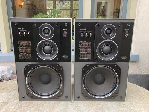 Philips MFB Motional Feedback 587 speakers 3 maand garantie, Audio, Tv en Foto, Luidsprekers, Zo goed als nieuw, Front, Rear of Stereo speakers