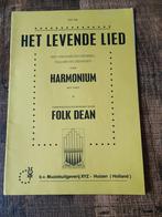 Het levende Lied - Folk Dean - Psalmen gezangen Harmonium, Ophalen of Verzenden, Gebruikt, Les of Cursus, Religie en Gospel