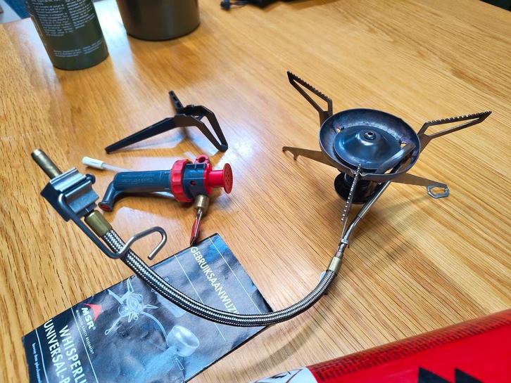 MSR Whisperlite, Caravans en Kamperen, Kampeeraccessoires, Zo goed als nieuw, Ophalen of Verzenden