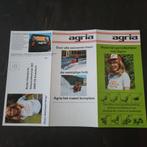 Agria Folder - Compacte Trekkers en Machines, Ophalen of Verzenden, Gebruikt