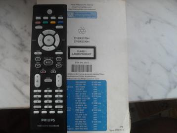 2AFSTANDSBEDIENINGEN PHILIPS DVD RECORDERS. beschikbaar voor biedingen