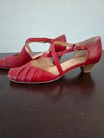 Rode leren pumps sandalen v Carprice maat 39, Kleding | Dames, Schoenen, Ophalen of Verzenden, Zo goed als nieuw, Rood