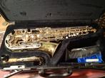 Yamahe YAS-23 altsaxofoon gereviseerd., Ophalen of Verzenden, Gebruikt, Alt, Met koffer