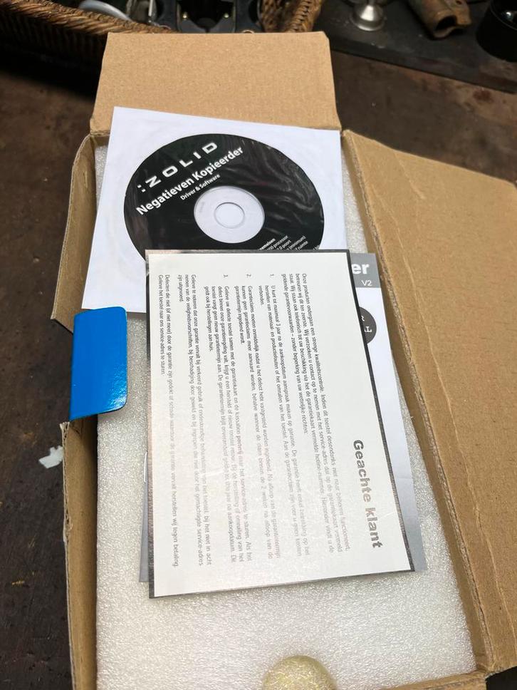 Zolid Negatieven Kopieerder - Digitaliseer je negatieven!, Computers en Software, Scanners, Gebruikt, Diascanner, Windows, Ophalen of Verzenden