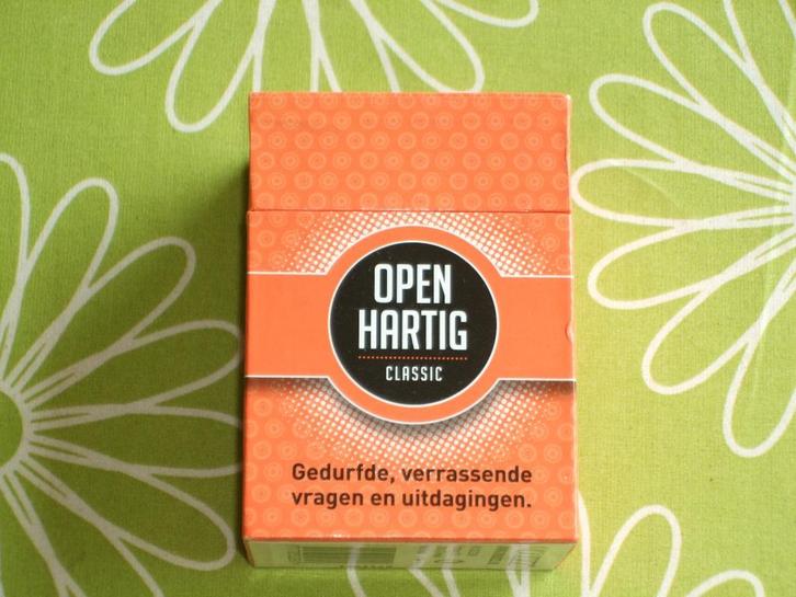 Openhartig - classic, Hobby en Vrije tijd, Gezelschapsspellen | Overige, Zo goed als nieuw, Een of twee spelers, Drie of vier spelers