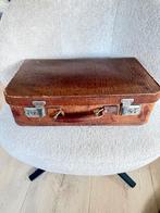 Vintage Bruine Koffer, Huis en Inrichting, Ophalen, Overige materialen, Minder dan 50 cm, Gebruikt