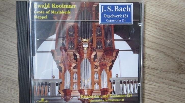 Cd orgel: J.S. Bach deel 3, Ewald Kooiman, Mariakerk Meppel, Cd's en Dvd's, Cd's | Klassiek, Zo goed als nieuw, Kamermuziek, Classicisme