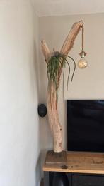 Decoratieve boomstam op poot, evt. met lamp, Ophalen, Zo goed als nieuw
