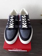 s `OLIVER*BLAUW/WITTE HEREN SNEAKERS MET FOAM VOETBED., Blauw, S `OLIVER, Ophalen of Verzenden, Sneakers of Gympen