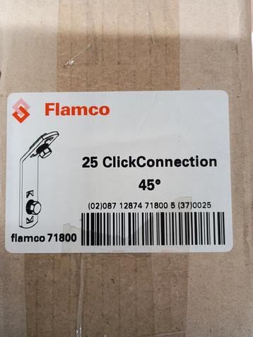 35x Flamco 71800 click connection 45⁰  beschikbaar voor biedingen