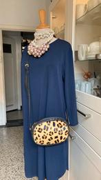 Zwarte LEREN. Cross-body met tijgerprint/vachtje NIEUW, Sieraden, Tassen en Uiterlijk, Tassen | Damestassen, Ophalen of Verzenden