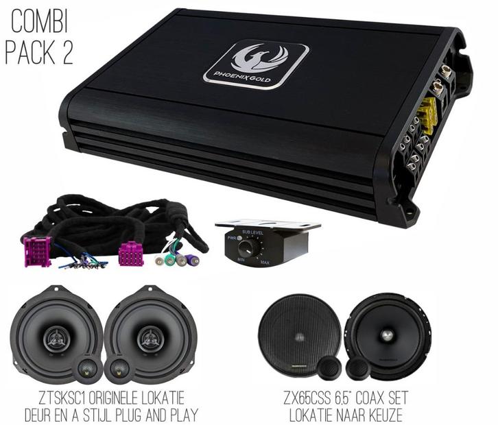 Phoenix Gold Combi pack 2 voor Scania's van 2024 en nieuwer, Auto diversen, Autospeakers, Nieuw, Verzenden