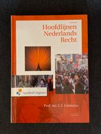 C.J. Loonstra - Hoofdlijnen Nederlands recht, Boeken, Wetenschap, C.J. Loonstra, Ophalen of Verzenden, Zo goed als nieuw