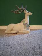 Hert beeld met groot gewei., Ophalen of Verzenden, Zo goed als nieuw, Hert, Beeldje of Figuurtje