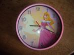 Disney Doornroosje klok roze 25cm, Ophalen of Verzenden, Overige figuren, Gebruikt, Beeldje of Figuurtje