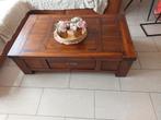 Kersenhouten salontafel., Ophalen, Gebruikt, 100 tot 150 cm, 50 tot 100 cm