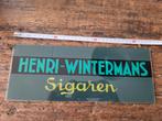 Glazen plaat reclamebord jaren 60  Henri Wintermans sigaren, Ophalen of Verzenden