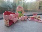 Lieve Haba pop met fietszitje en accesoires, Ophalen of Verzenden, Overige typen
