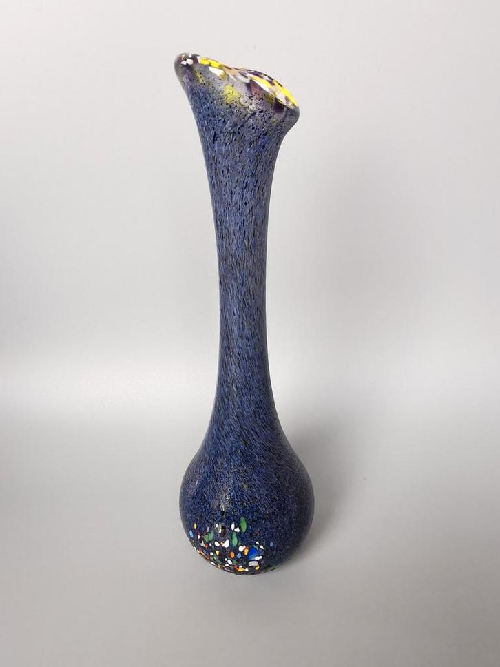 Murano confetti vaas of Kosta Boda glas ? Retro vintage, Antiek en Kunst, Antiek | Glas en Kristal, Verzenden