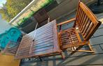 Tuinset (*Tafel + 3 Stoel opvouwbaar*) minimaal €30, Ophalen, Gebruikt, 3 zitplaatsen, Tuinset