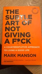 The subtle art of not giving a fuck, manson, Boeken, Ophalen of Verzenden, Zo goed als nieuw