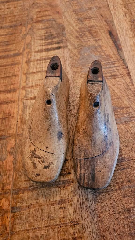 Vintage Houten Kinderschoen leesten, Ophalen of Verzenden