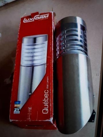 BUITEN WANDLAMP NIEUW RVS NIEUWPRIJS 49.95 EURO  beschikbaar voor biedingen