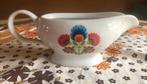 Retro vintage juskom met bloemen, keramiek, servies, Ophalen of Verzenden, Huis en Inrichting
