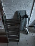 Aluminium ladder, Doe-het-zelf en Verbouw, Ladders en Trappen, Ophalen, Gebruikt, Ladder, Opvouwbaar of Inschuifbaar