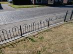Ijzer hekwerk oud groen 13 meter  250 euro, Ophalen of Verzenden, Gebruikt, IJzer