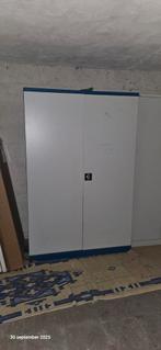 Metalen archiefkast 195x128x65, Huis en Inrichting, Ophalen of Verzenden, Gebruikt, Industrieel