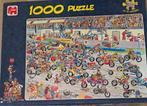 Jan van Haasteren de Motorrace 1000 stukjes compleet, Ophalen, Zo goed als nieuw
