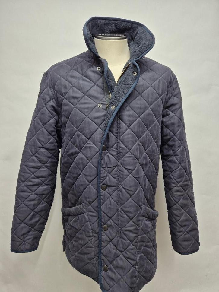 Barbour winterjas 'Polarquilt' Medium jas, Kleding | Heren, Jassen | Winter, Zo goed als nieuw, Maat 48/50 (M), Blauw, Ophalen