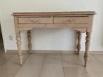 Antiek grenen sidetable bureau, Huis en Inrichting, Ophalen, Gebruikt, 100 tot 150 cm, Grenenhout