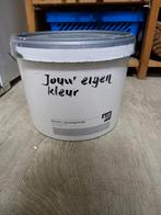 Witte Muurverf - Gips Kleur 5 liter, Ophalen, Gebruikt, Wit, Verf