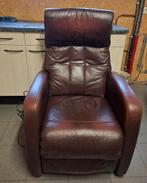 Staopstoel - Gebruikt, functioneert prima, Huis en Inrichting, Fauteuils, Ophalen of Verzenden, Gebruikt, Leer, Modern