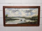 Polder/Waterlandschap, Antiek en Kunst, Kunst | Schilderijen | Klassiek, Ophalen of Verzenden