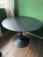 Jysk Eettafel Ringsted Zwart, Huis en Inrichting, Tafels | Eettafels, Ophalen, 100 tot 150 cm, Rond, 50 tot 100 cm