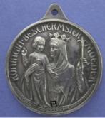 Medaille Maria Congregatie JHS verzilverd ., Verzamelen, Religie, Sieraad, Ophalen of Verzenden, Christendom | Katholiek, Zo goed als nieuw