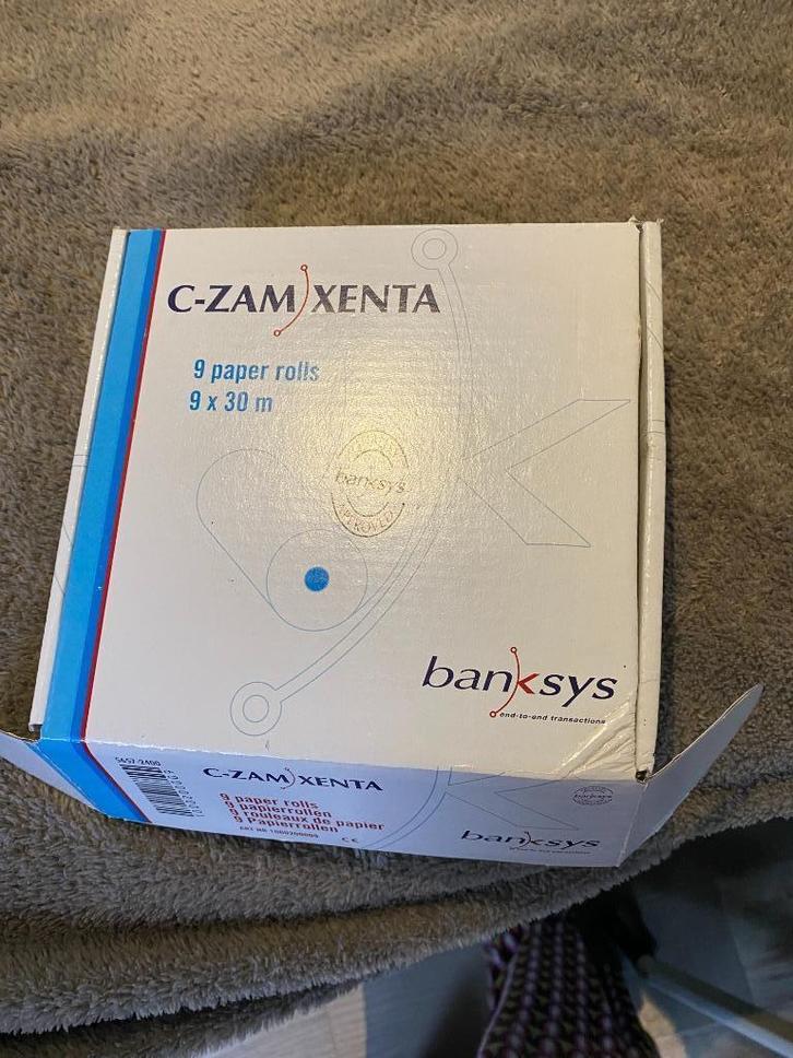 5 volle dozen pinrollen voor C-ZAM XENTA / Banksys, Diversen, Papierwaren, Nieuw, Ophalen of Verzenden