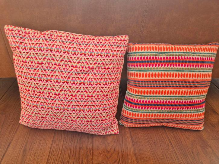 Sierkussens - Set of los te koop, Huis en Inrichting, Woonaccessoires | Kussens, Zo goed als nieuw, Overige kleuren, Vierkant