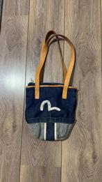 EVISU vintage denim tas, Ophalen of Verzenden, Zo goed als nieuw, Blauw, Handtas
