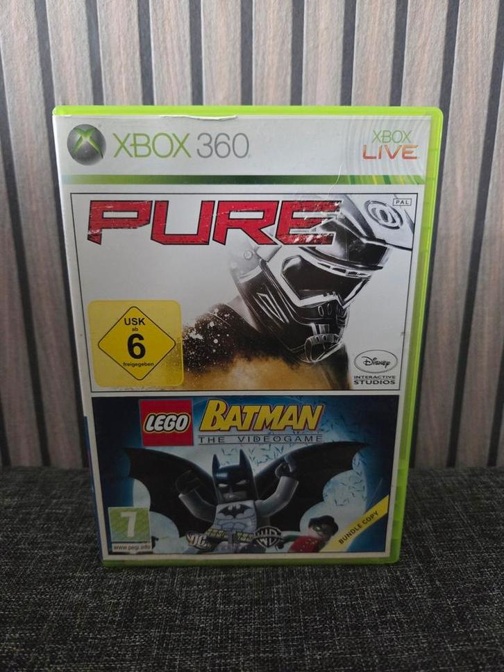 Pure & Lego Batman - Xbox 360, Spelcomputers en Games, Games | Overige, Zo goed als nieuw, Racen en Vliegen, 1 speler, Vanaf 7 jaar