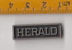 Herald (ERRES) Radio embleem logo schildje, Antiek en Kunst, Antiek | Tv's en Audio, Ophalen of Verzenden