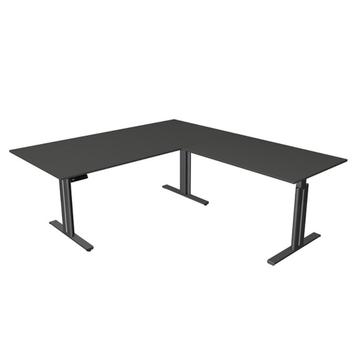 Hoekbureau Move-3 elegant antraciet 200x220cm elektrisch  beschikbaar voor biedingen